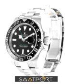 Rolex Gmt Master II Black Ceramic 904L Steel 3186 ETA