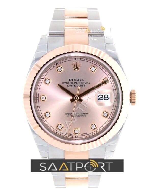 Rolex Datejust 41 Stainless Sundust Diamond Dial 126331 ETA