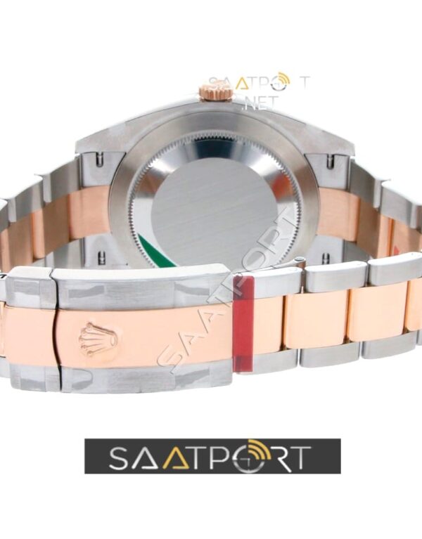 Rolex Datejust 41 Stainless Steel & Everose Gold Watch Sundust Diamond Dial 126331 eta saat eta mekanizma