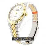 Rolex Datejust 41 Stainless Steel & Yellow Gold Watch White Dial Jubilee Bracelet 126333 replika saat