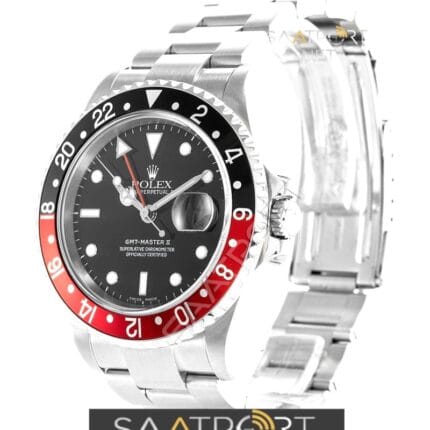 Rolex GMT-MASTER II 18K White Gold Red & Blue Pepsi Bezel 116719 replika saat
