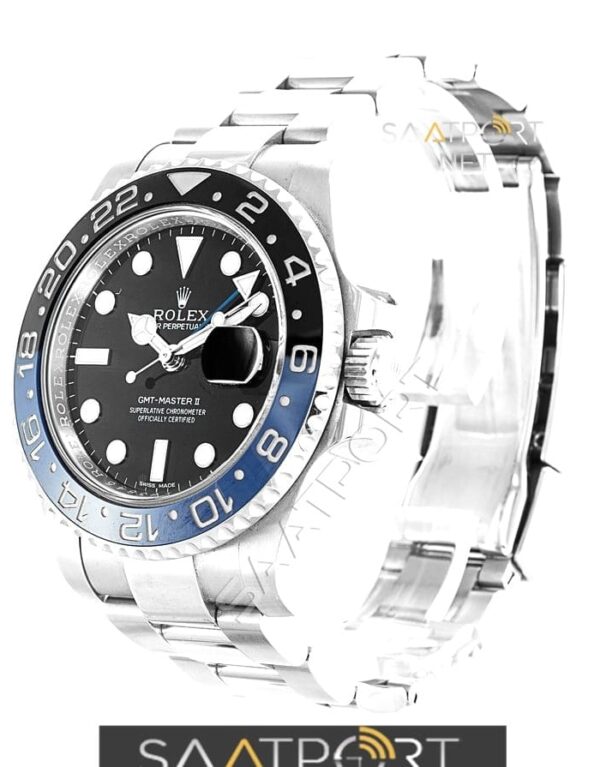 Rolex GMT-Master II Batman Stainless Steel 116710BLNR 3186 Eta Mekanizma replikalar