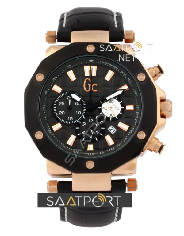 Guess Collection GC Men Navy Textured Dial Chronograph