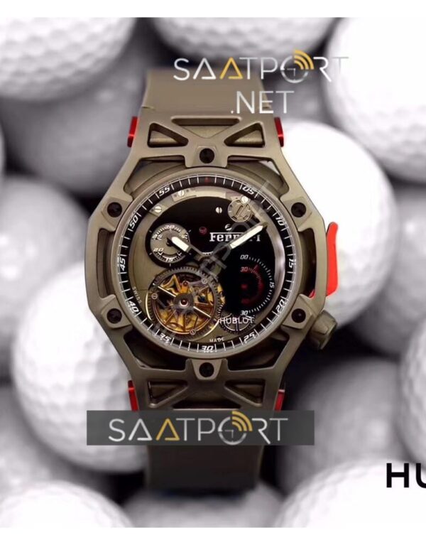 Hublot ferrari otomatik tourbillion gir kasa