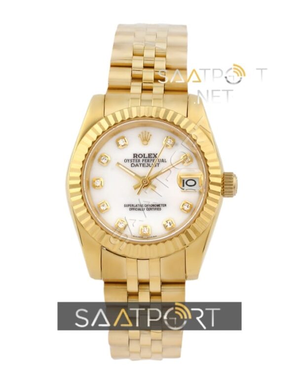 Rolex Datejust Jubile Bayan Saati Gold