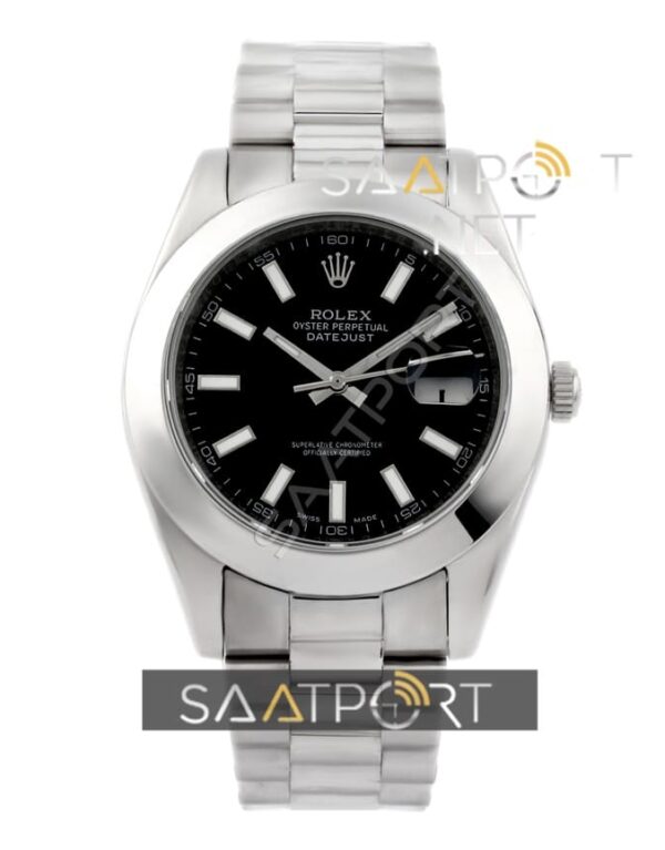 Rolex Datejust siyah Kadran