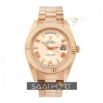 PRE-OWNED MENS ROLEX PRESIDENT 18K ROSE GOLD 118235