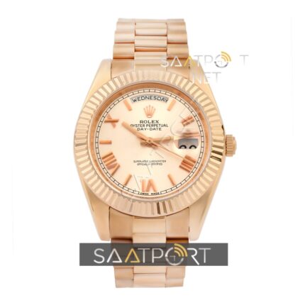 PRE-OWNED MENS ROLEX PRESIDENT 18K ROSE GOLD 118235