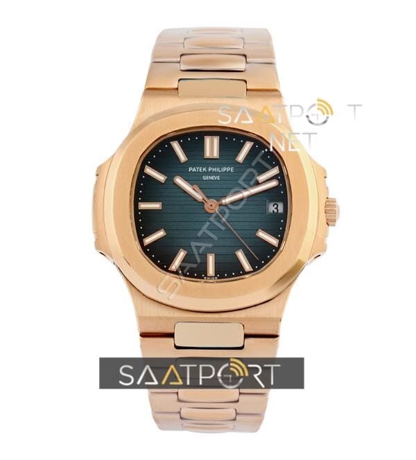 Patek Philippe Nautilus Rose Gold Blue Dial