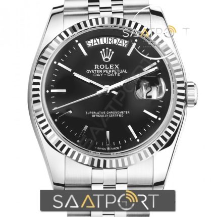 Rolex Day-Date Silver Mavi Kadran İndex 40 mm