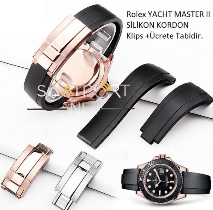 Rrolex Yacht Master Silikon Kordon