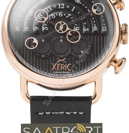 XERIC Halograph Chrono Sapphire Rose Gold Black