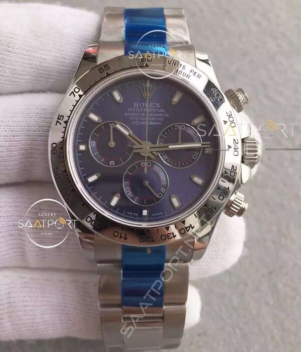 Rolex Cosmograph Daytona 116509 Blue Replica Fiyat