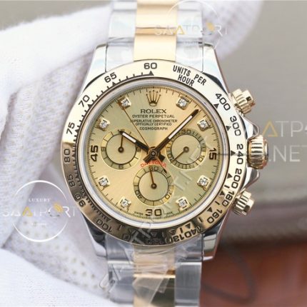 Rolex Cosmograph Daytona Champagne Diamond 18K Eta