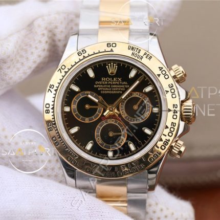 Rolex daytona two tone 116623 black Replica