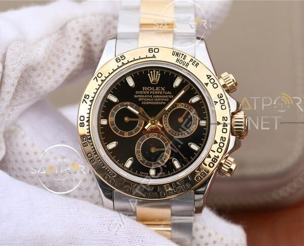 Rolex daytona two tone 116623 black Replica
