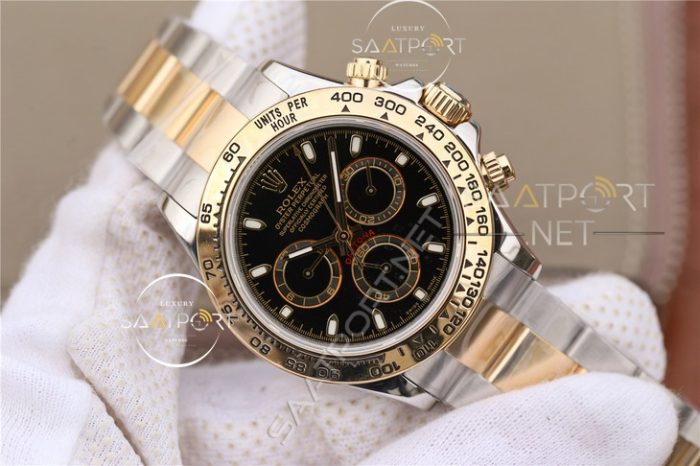 Rolex daytona two tone 116623 black Replica