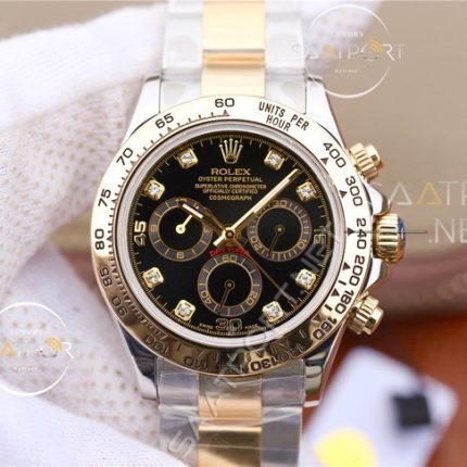 ROLEX DAYTONA DIAMOND DIAL 116523 Eta Saat 4130