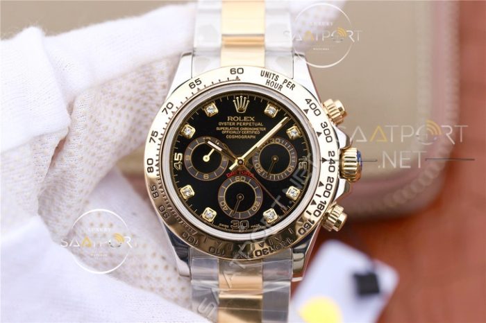 ROLEX DAYTONA DIAMOND DIAL 116523 Eta Saat 4130