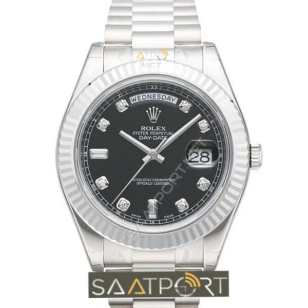 Replika Rolex Day Date Black Diamonds