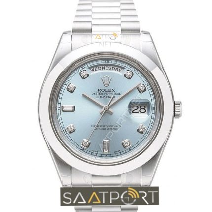 Rolex Day Date II Platinum Glacier 3255 Eta Mekanizma