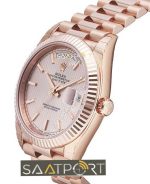 Rolex Day-Date Replika Rose Gold Eta 3255 Mekanizma