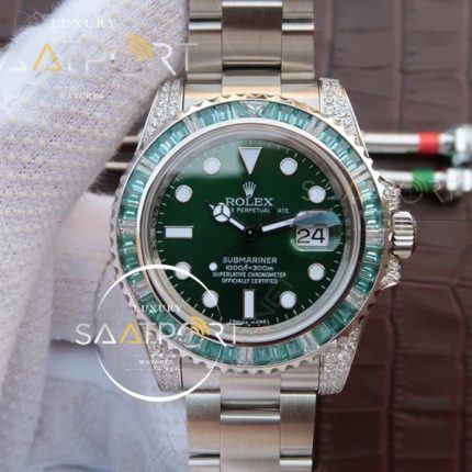 Rolex Submariner Hulk Baget Taşlı ETA