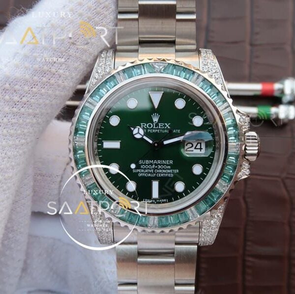 Rolex Submariner Hulk Baget Taşlı ETA