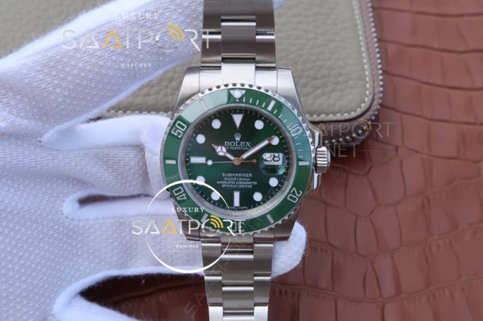 Rolex Submariner Hulk Yeşil Kadran Noob V9