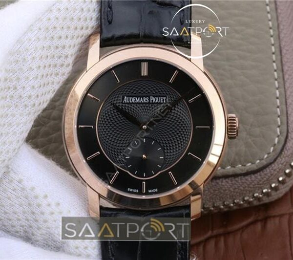 Audemars Piguet Jules Gold Black replika eta saatler replica