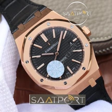 Audemars Piguet Royal Oak Rose Gold deri kordon