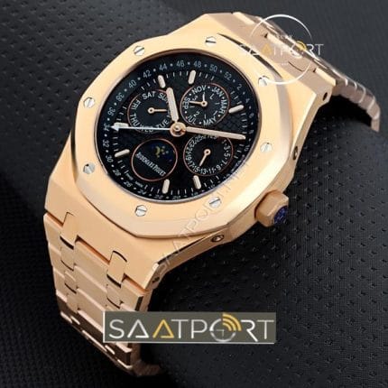 Audemars piguet replika saat Rose Gold Otomatik mekanizma