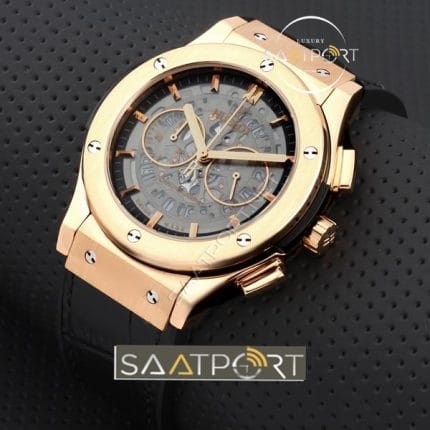 Hublot Sarı Saatler İskelet Gold Kasa replia modelleri