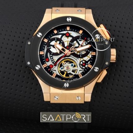 Hublot türbülonlu Gold kasa otomatik