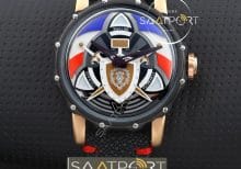 Maxlabwatches Space Black Case With Black Devi Fish Skin