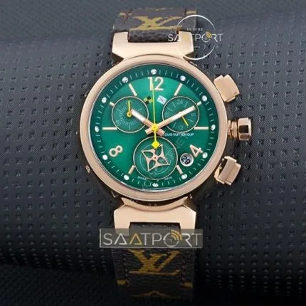 Louis Vuitton Bayan Saat Yeşil Kadran