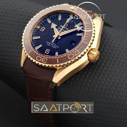 Omega Seamaster Replika Saat Anlaşılır kahvrengi otomatik