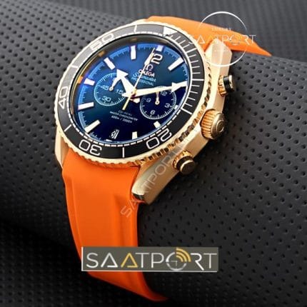 Omega Seamaster Turuncu Pilli Cronometreli Gold replika