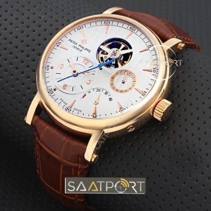 Patek Philippe Kahverengi Otomatik Saatler türbülonlu