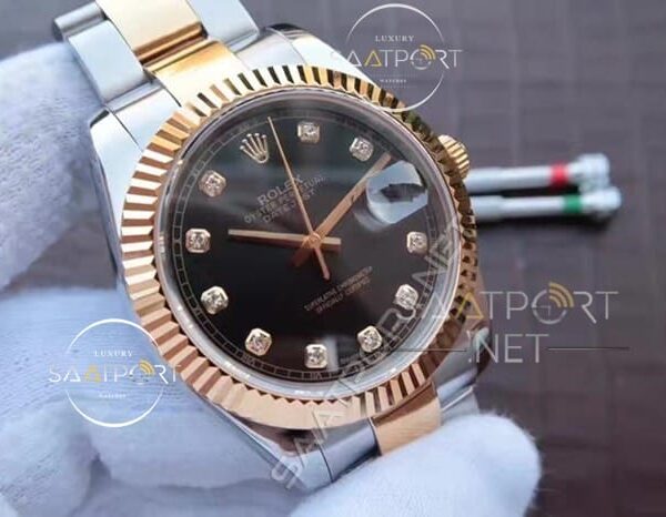 Rolex Datejust 36 mm Bayan Kol Saati Sİyah Kadran