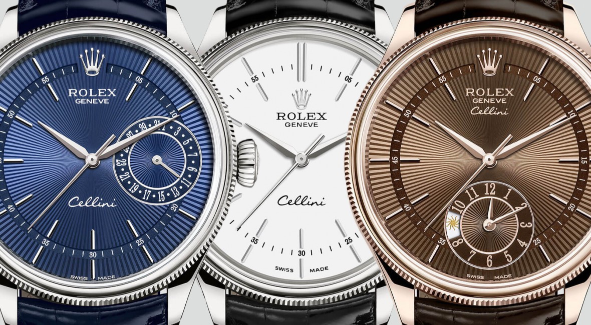 Rolex cellini 39 dual time replika