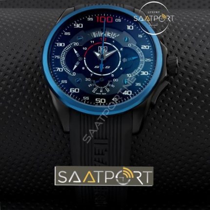 TAG HEUER MERCEDES SLS 100 MODELİ MAVİ BEZEL