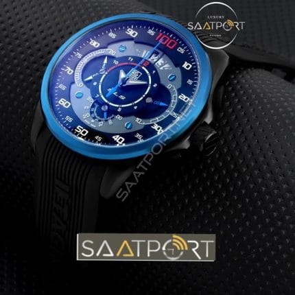 TAG HEUER MERCEDES SLS 100 MODELİ MAVİ BEZEL CRONOMETRE