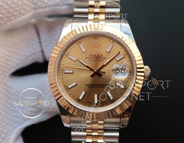 Replika Rolex Bayan Saati Datejust 36mm Sarı Kadran