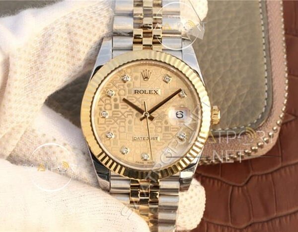 Rolex Bayan Saati Datejust 36mm Sarı Kadran Jübile