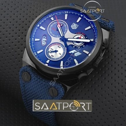 tag heuer formula 1 mavi kordon ve mavi kadran replika saat