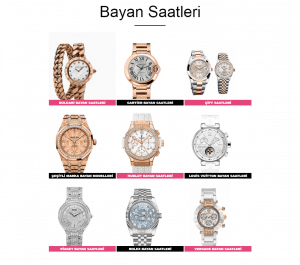bayan replika saat modelleri