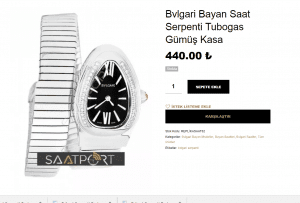 bulgari bayan saat