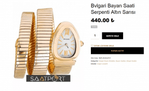 bvlgari serpenti saatler