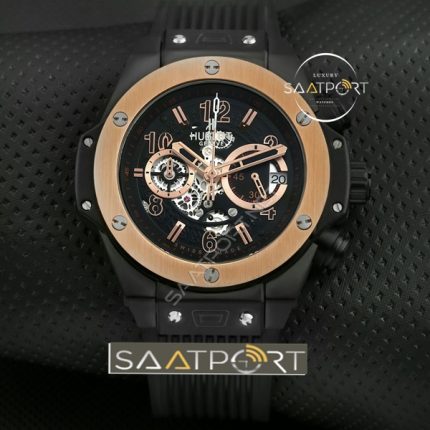 Hublot Replika Saat Unico King Gold 42 mm İmitasyon